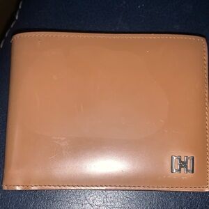 Salvatore Ferragamo Light Brown Leather Card Holder